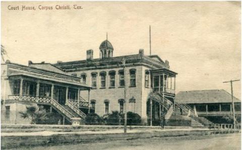 Nueces County Courthouse in Corpus Christi, Texas; Built in 1875