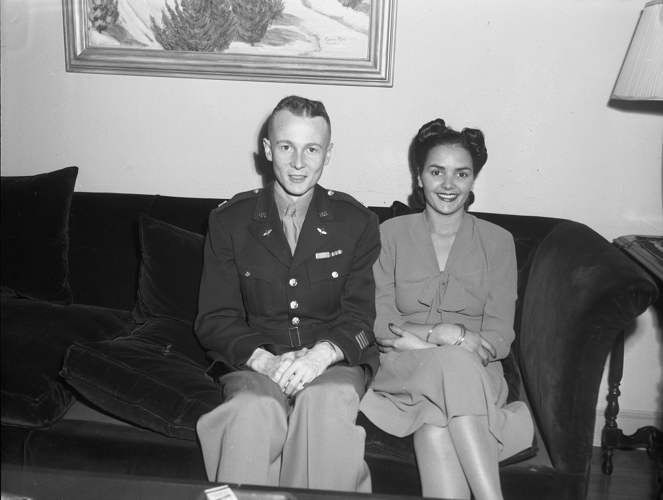 Captain Lee Sturges Thomas and his wife | UTA Libraries Digital Gallery