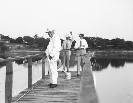 J. L. Lancaster, Amon G. Carter, and Webb Walker