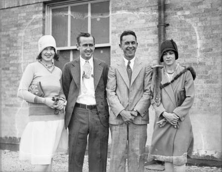 Murah Kelly, James Kelly, Reg L. Robbins, and Gladys Robbins