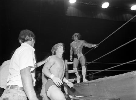 Wrestling at Will Rogers Coliseum; Kevin and Kerry Von Erich