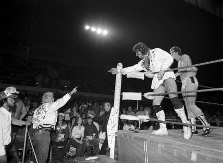 Wrestling at Will Rogers Coliseum; Kerry and David Von Erich, Buddy Roberts