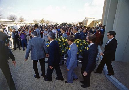 Pallbearers at David Von Erich's funeral