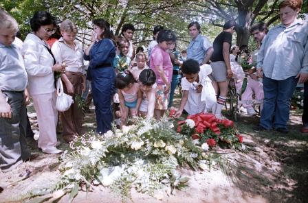 Mike Von Erich's funeral