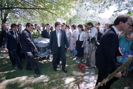 Pallbearers at Mike Von Erich's funeral