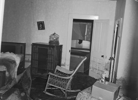 Interior shot of the Woolfolk house