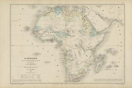 L'afrique suivant les connaissances géographiques actuelles [map of Africa]