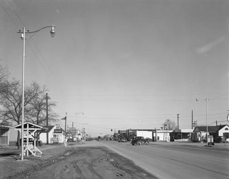 View of a street in Grand Prairie, Texas