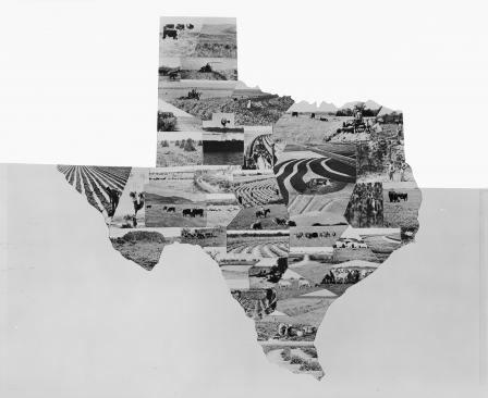 Soil erosion map of Texas