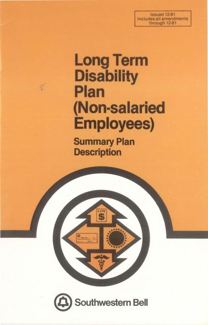 cover of Southwestern Bell Long Term Disability Plan