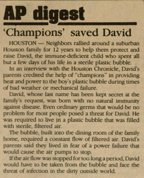 The Shorthorn: ‘Champions’ saved David