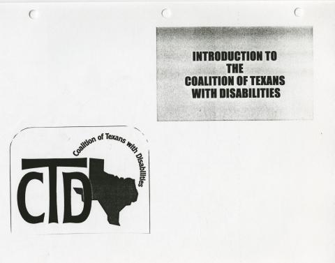 Introduction to the Coalition of Texans with Disabilities 