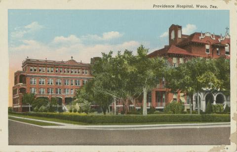 Jenkins Garrett Postcard Collection- Providence Sanitarium, Waco, Texas
