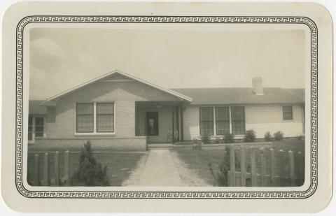 Superintendent's home at Mexia State School.