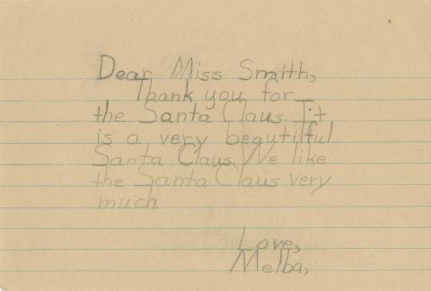 Letters to Shirley Sue Smith from children