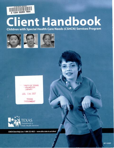 Client Handbook front cover