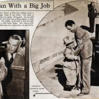 Newspaper article and photos of Charley Lockhart