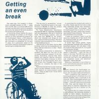 UTA Magazine article "Getting a Break"