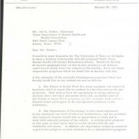 letter from UTA President Frank Harrison to Joe K. Butler
