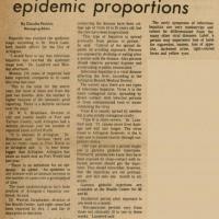 The Shorthorn: Hepatitis reports reach epidemic proportions