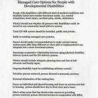 Managed Care Options for People with Developmental Disabilities