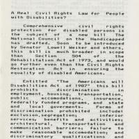 Coalition of Texans with Disabilities news, November 1987 