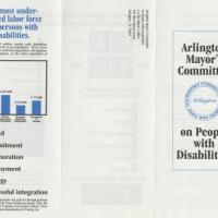 Arlington Mayor's Committee on People with Disabilities pamphlet