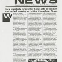 Consumer-Controlled Housing Initiative newsletter