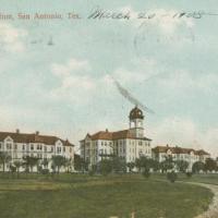 Postcard of the Southwestern Insane Asylum, San Antonio, Texas