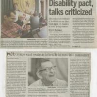 Disability pact, talks criticized