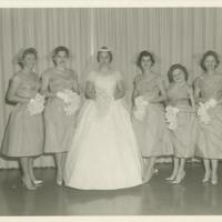 Shirely Sue Smith as a bridesmaid