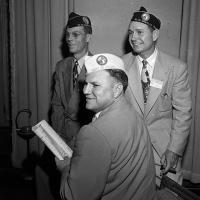 men attending Disabled American Vets convention