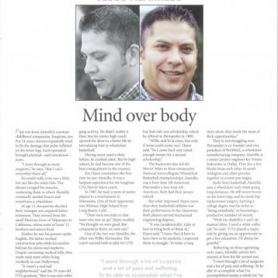 UTA Magazine article on Jesus Alamillo