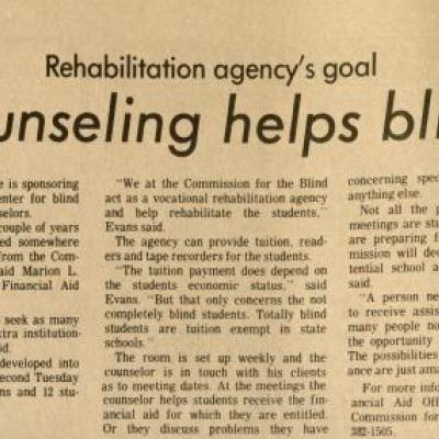 counseling helps blind