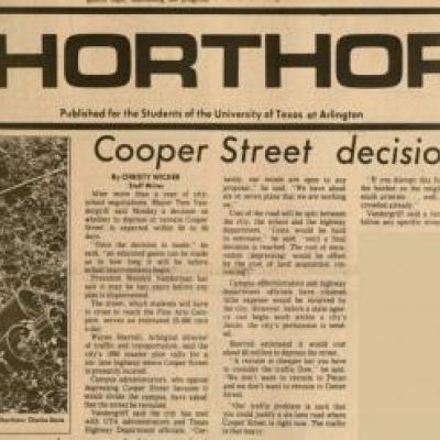 The Shorthorn: Cooper Street decision due soon