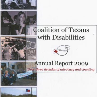 Coalition of Texans with Disabilities: Annual Report 2009