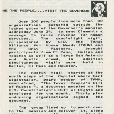 Coalition of Texans with Disabilities June 1987 newsletter