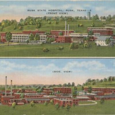 Postcard of Rusk State Hospital, Rusk, Texas
