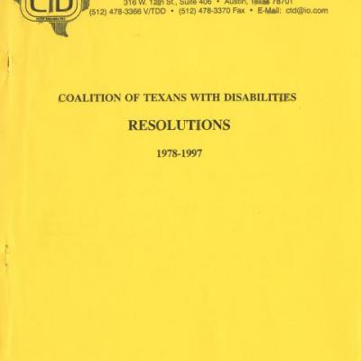 CTD resolution summary 1978-1997