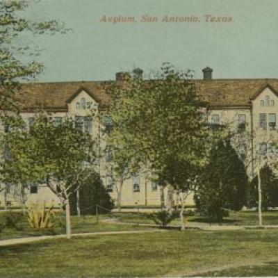 Postcard of the Southwestern Insane Asylum, San Antonio, Texas 