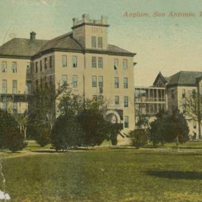 Postcard of the Southwestern Insane Asylum, San Antonio, Texas 