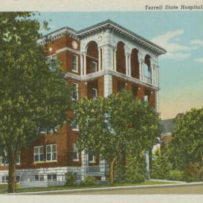 Terrell State Hospital postcard 
