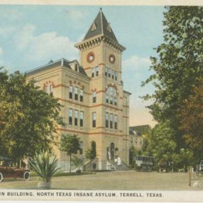 north Texas hospital postcard 