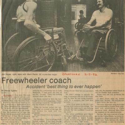 Freewheeler coach article and photograph