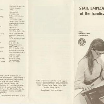 state employment of the handicapped