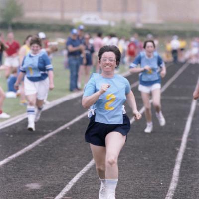 Special Olympics track competition