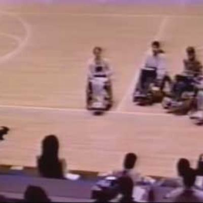Movin's Mavs wheelchair basketball game